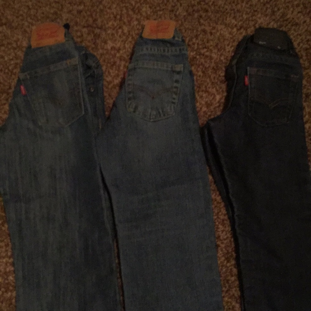 3 pairs boys Levi’s